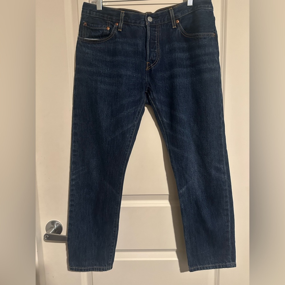 Levi Strauss 501 ct- button fly blue jeans